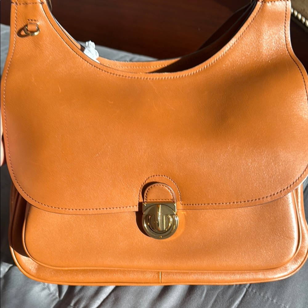 Tory Burch Brown Leather Shoulder Bag